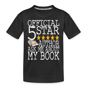 Auteur Schreiber - T-shirt bio Premium Enfant - noir - Devant