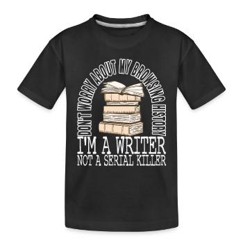 Auteur Schreiber - T-shirt bio Premium Enfant - noir - Devant