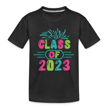 Class Of 2023 - Kids' Premium Organic T-Shirt - black - Front