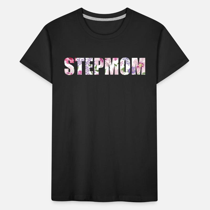 Stiefmutter Stepmother Pflegemutter Ziehmutter Kinder Premium Bio T-Shirt