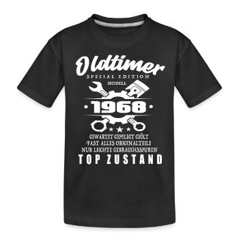 Oldtimer Special Edition Modell 1968 - Kinder Premium Bio T-Shirt - Schwarz - Vorne