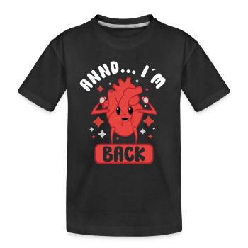 Heart Attack Open Heart Surgery Heart Surgery Gift - Kids' Premium Organic T-Shirt - black - Front