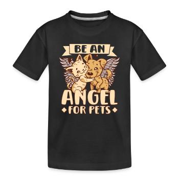 Animal RESCUE ANIMAL RIGHTS RESCUE Animal ADOPTION - Kinder Premium Bio T-Shirt - Schwarz - Vorne