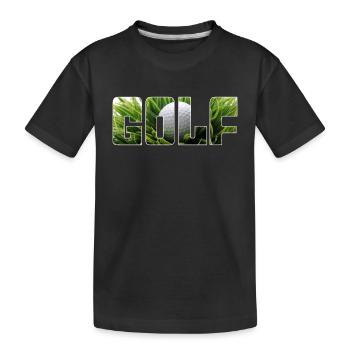 Golfe - T-shirt bio Premium Enfant - noir - Devant