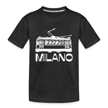 Aerial Tram Tramway Cable Car Cableway Gondola - Kids' Premium Organic T-Shirt - black - Front