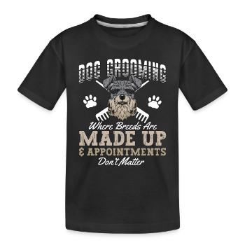 Pet Groomer Dog Grooming Where Pet Salon Groomer - Kinder Premium Bio T-Shirt - Schwarz - Vorne