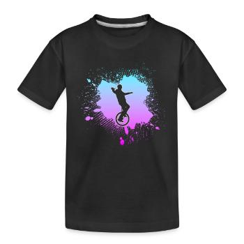 Monocycle - T-shirt bio Premium Enfant - noir - Devant