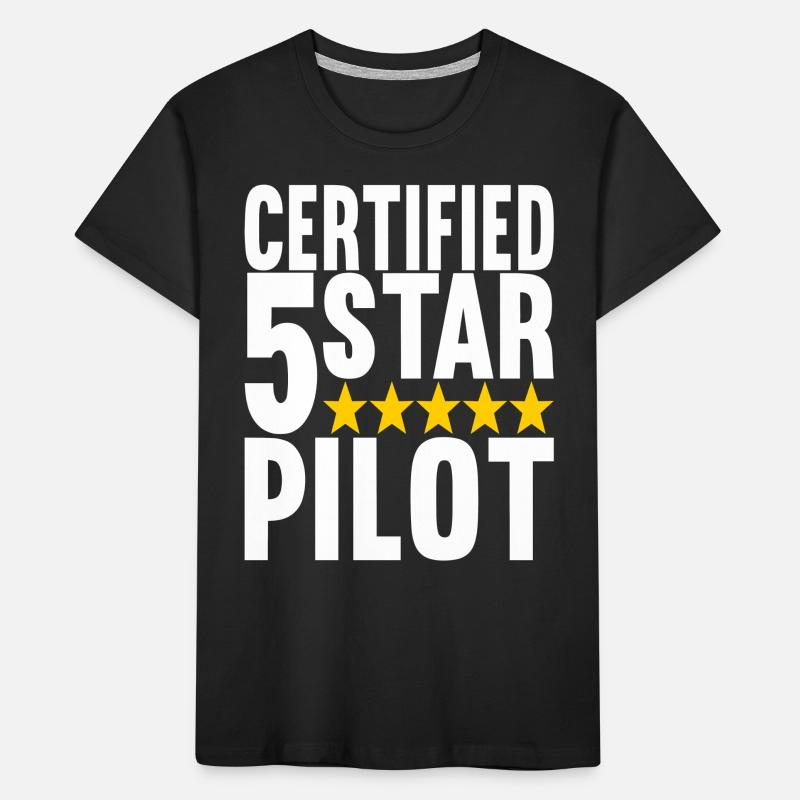 Pilot Airplane Kids' Premium Organic T-Shirt