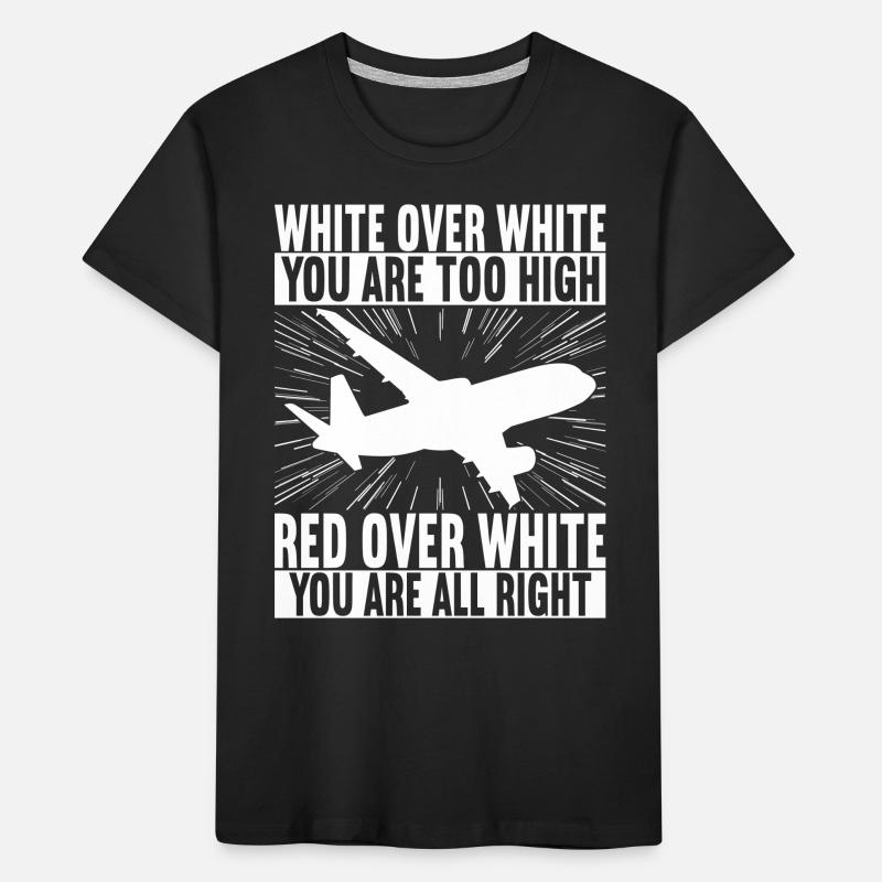 Pilot Airplane Kids' Premium Organic T-Shirt