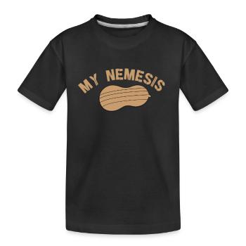 Peanut Allergy Survivor Peanut Allergy Awareness - Kids' Premium Organic T-Shirt - black - Front