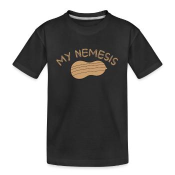 Peanut Allergy Survivor Peanut Allergy Awareness - Kids' Premium Organic T-Shirt - black - Front