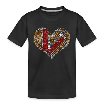 Pharmacy Technician Heart Appreciation Health Care - Kids' Premium Organic T-Shirt - black - Front
