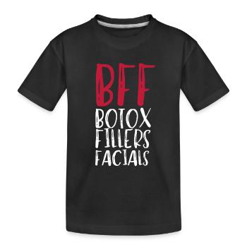 Chirurgie plastique Botox et injecteur d’infirmière esthétique - T-shirt bio Premium Enfant - noir - Devant