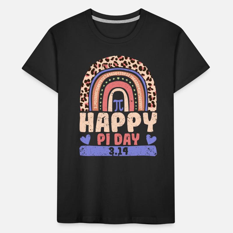 Happy Pi Day Math Science Math Teacher Kids' Premium Organic T-Shirt