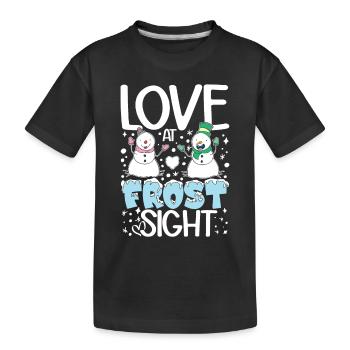 Love At Frost Sight für Männer Frauen und - Kinder Premium Bio T-Shirt - Schwarz - Vorne