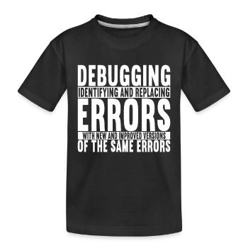 Programmer Computer Scientist - Kids' Premium Organic T-Shirt - black - Front
