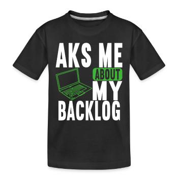 Programmer Computer Scientist - Kids' Premium Organic T-Shirt - black - Front