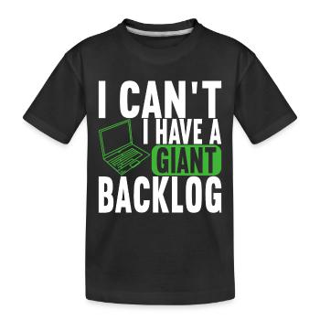 Programmer Computer Scientist - Kids' Premium Organic T-Shirt - black - Front