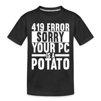 Programmierer Informatiker - Kinder Premium Bio T-Shirt - Schwarz - Vorne