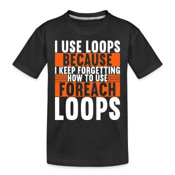 Programmierer Informatiker - Kinder Premium Bio T-Shirt - Schwarz - Vorne