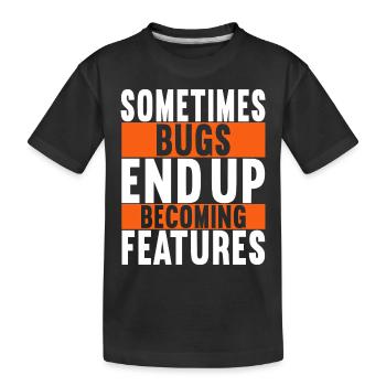 Programmer Computer Scientist - Kids' Premium Organic T-Shirt - black - Front