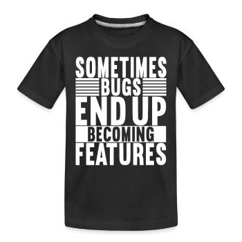 Programmierer Informatiker - Kinder Premium Bio T-Shirt - Schwarz - Vorne