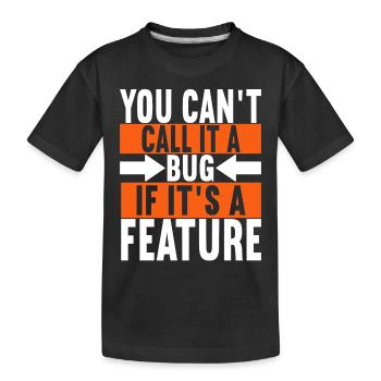 Programmer Computer Scientist - Kids' Premium Organic T-Shirt - black - Front