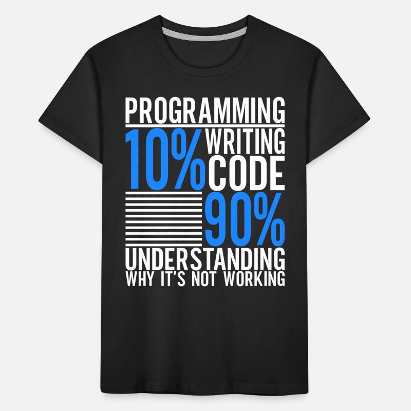 Programmierer Informatiker Kinder Premium Bio T-Shirt