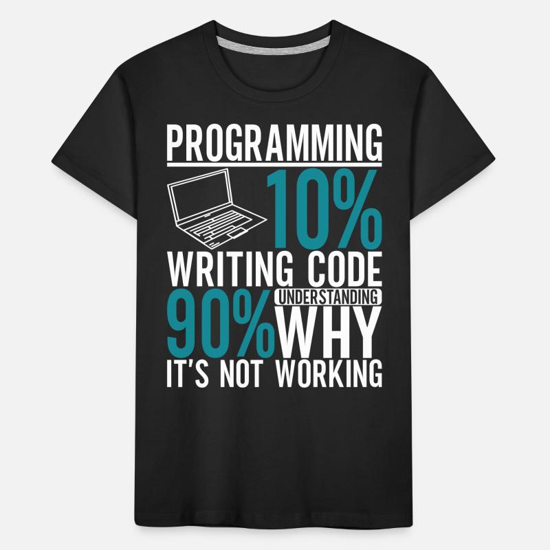 Programmierer Informatiker Kinder Premium Bio T-Shirt