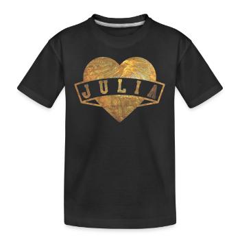 Julia Herzen Or - T-shirt bio Premium Enfant - noir - Devant