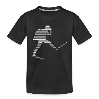 Dive - Kids' Premium Organic T-Shirt - black - Front