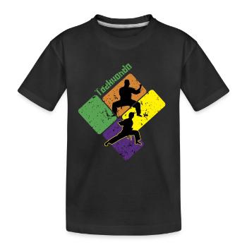 Karaté - T-shirt bio Premium Enfant - noir - Devant