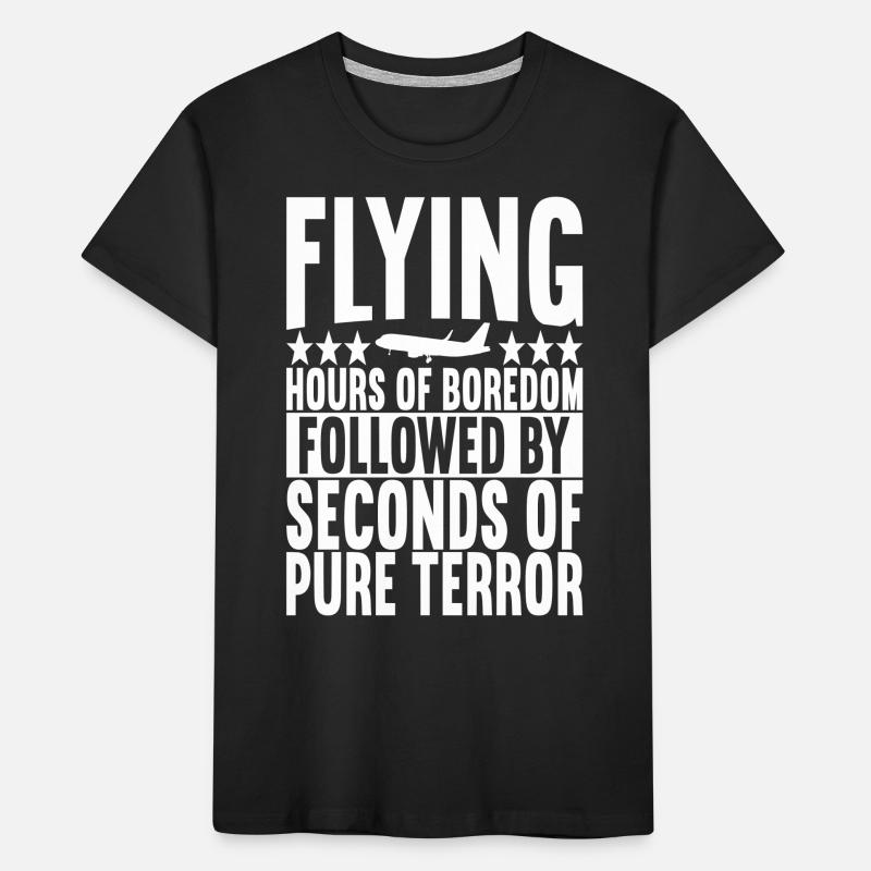 Pilot Airplane Kids' Premium Organic T-Shirt