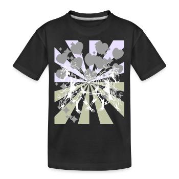 Wild Horses Horse Pony Horses Horse Fool Rider - Kids' Premium Organic T-Shirt - black - Front