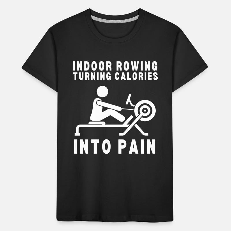 Erg Ergometer And Rowing Exercise Machine Rowing Kinder Premium Bio T-Shirt
