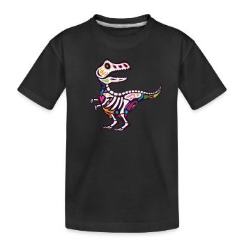 T Rex - T-shirt bio Premium Enfant - noir - Devant