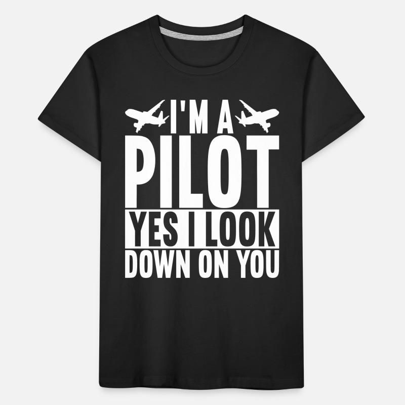 Pilot Airplane Kids' Premium Organic T-Shirt