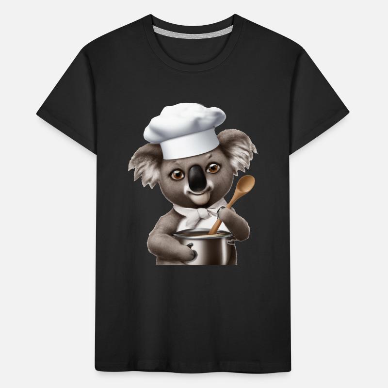 Cuillère de cuisson Koala T-shirt bio Premium Enfant