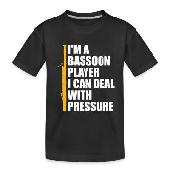 Bassoniste Fanfare bassoniste - T-shirt bio Premium Enfant - noir - Devant