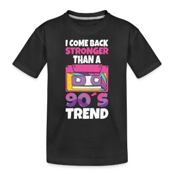 Cassette Type Vintage Cassette Retro Cassette Love - T-shirt bio Premium Enfant - noir - Devant