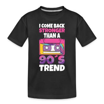 Cassette Type Vintage Cassette Retro Cassette Love - T-shirt bio Premium Enfant - noir - Devant
