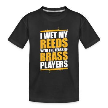 Bassoniste Fanfare bassoniste - T-shirt bio Premium Enfant - noir - Devant