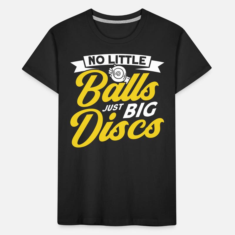 Diskuswerfen Diskuswerfer Geschenk Kinder Premium Bio T-Shirt