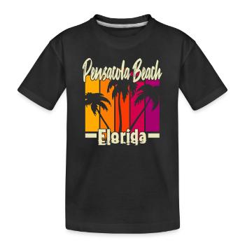 Pensacola Florida - Kids' Premium Organic T-Shirt - black - Front
