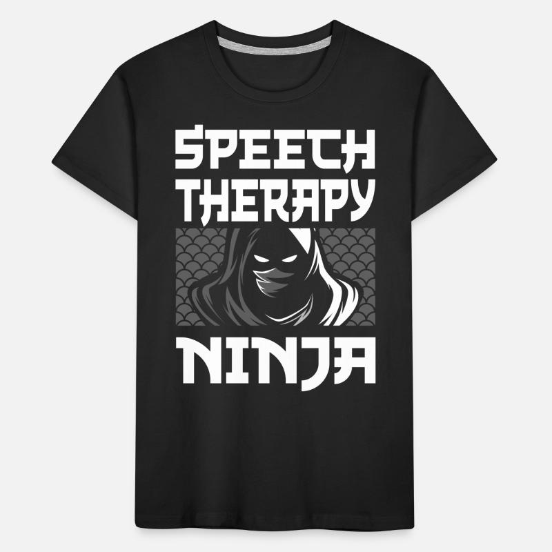 Speech Therapist Therapy Assistant Kinder Premium Bio T-Shirt