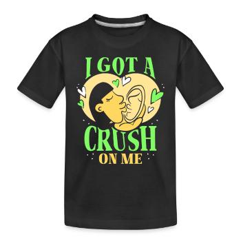 J’ai le béguin pour moi-même-amour doux - T-shirt bio Premium Enfant - noir - Devant