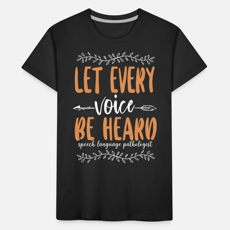 Speech Therapist Therapy Assistant Kinder Premium Bio T-Shirt