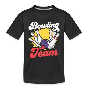 Bowling Team Hobby Bowler Mannschaft - T-shirt bio Premium Enfant - noir - Devant