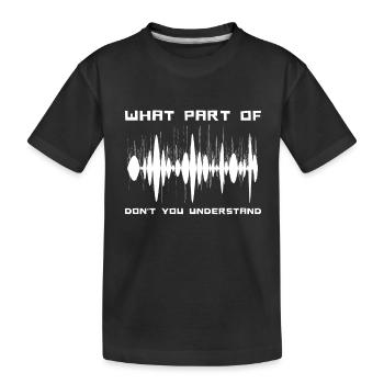 Sync Licensing Music Producer - Kids' Premium Organic T-Shirt - black - Front