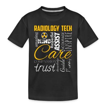 X-ray Tech Radiology Tech Appreciation Technician - Kinder Premium Bio T-Shirt - Schwarz - Vorne